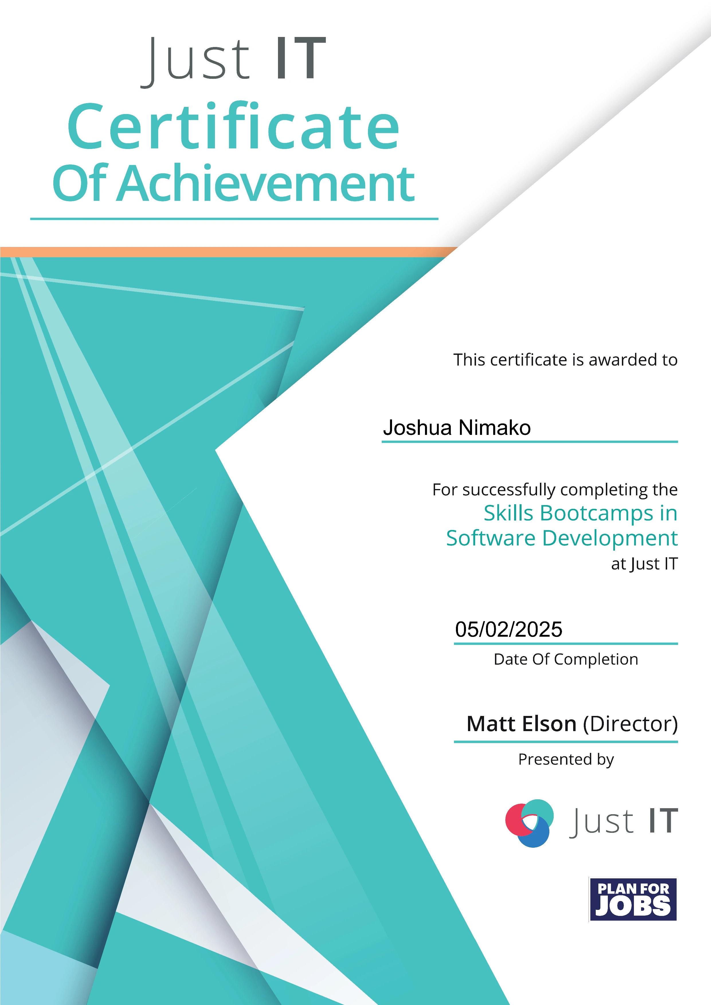 Software Development Course from Just IT