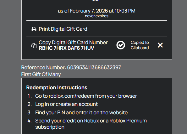 Digital code 1